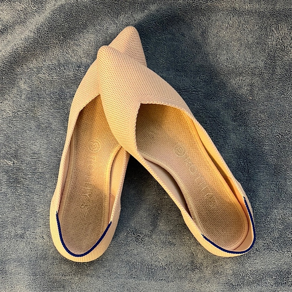 Rothy baby pink pointes